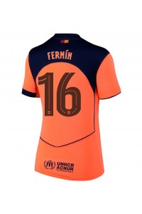 Fotbalové Dres Barcelona Fermin Lopez #16 Dámské Třetí Oblečení 2025-26 Krátký Rukáv